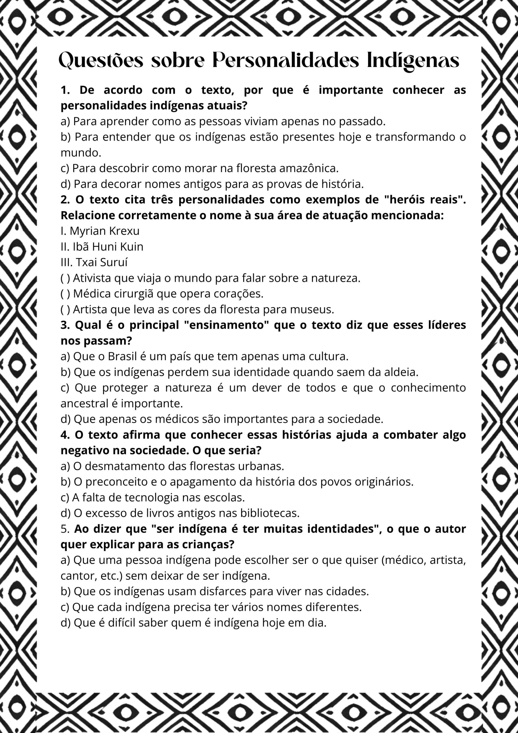 PERSONALIDADES INDÍGENAS - Imagem 7
