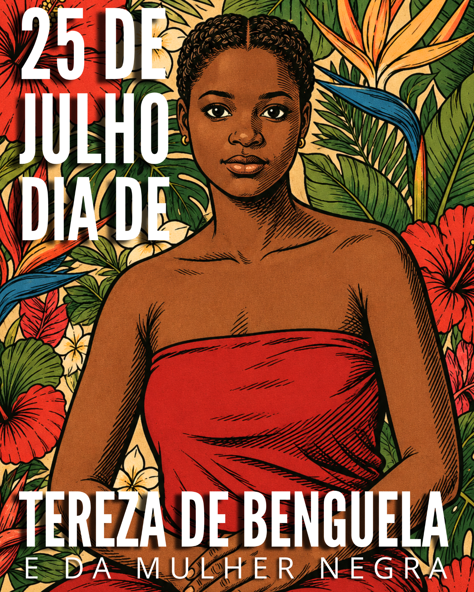 TEREZA DE BENGUELA - CARTAZ E ATIVIDADE