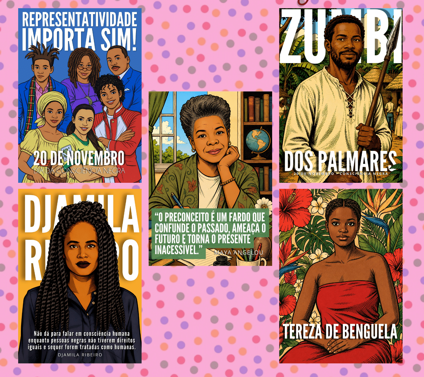 COMBO 15 CARTAZES - CONSCIÊNCIA NEGRA - Imagem 2